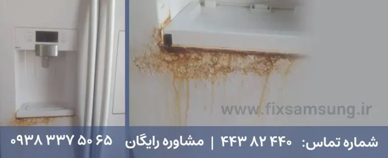 تعمیر پوسیدگی درب یخچال سامسونگ